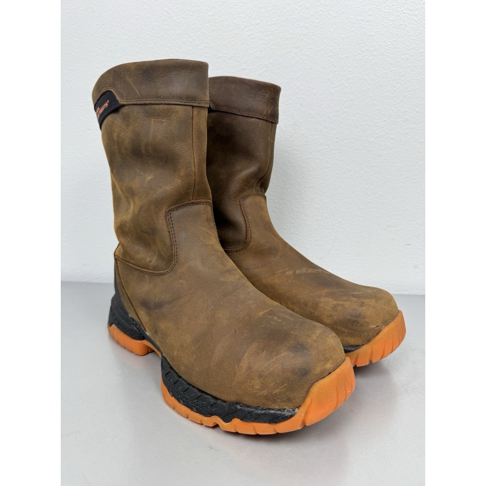 Hytest Footrests 2.0 Crossover Boots Mens 8 Leather Nano Toe Wellington Work